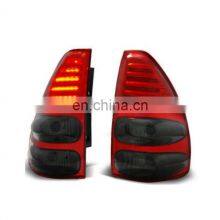 Auto Led Tail Lamp For Toyota Prado Tail Light Red Led Smoke Taillamp Taillight For Land Cruiser Prado 120 2003 thumbnail-1