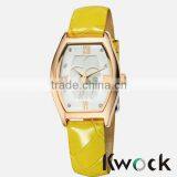 Best Birthday Gift Fashion PU Leather Strap Quartz Wrist Watch For Lady thumbnail-1