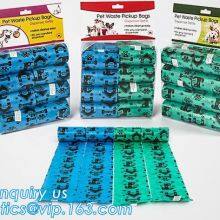 Wholesale Pet Dog Poop Bags Custom Printed Poop Bags Dog Waste Bags, Portable Bone-shaped Dog Pet Poop Waste Bags With Dispenser thumbnail-4