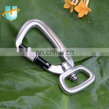 D Shape Aluminium Outdoor Hiking Hanging Hook Camping Anodizing Surface 12KN Carabiner Hook for Dog Leashes thumbnail-3