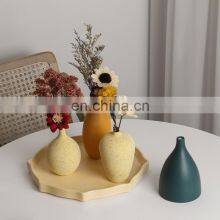 Hot Sales Nordic Morden Creative Morandi Simple Long Neck Flower Arrangement Ceramic Vase For Home Furnishing thumbnail-5