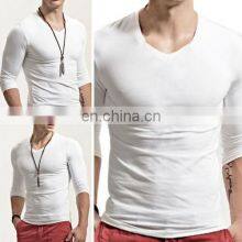 Wholesale Men Sports Gym Fitness Quick Drying Tight Fitting T Shirt Tee Slim Fit Compression Shirt thumbnail-2