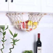 High Quality Kitchen Vegetable Basket Under Cabinet Hanging Macrame Fruit Hammock thumbnail-5