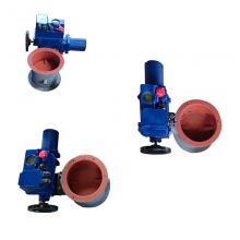 DN300 Motorised Air Damper Actuator Flue Gas Damper Valve thumbnail-1
