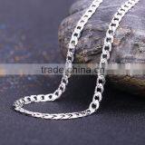 Simple Design Fashion Jewelry Rhodium Plated Cheap Short Chain Necklace thumbnail-2