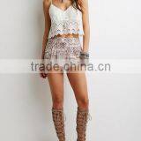2015 China Manufacturer Customized Latest Design Casual Women Print Shorts thumbnail-5