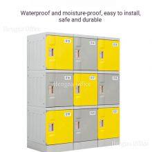Hygienic Plastic Storage Lockers for Hospital & Cleanroom, Antibacterial ABS Modular Units, Easy to Clean & Chemical Resistant thumbnail-5