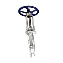 Lug Knife Gate Valve DN50 304 Stainless Steel ANSI Pneumatic Knife Gate Valve Slurry Knife Gate Valve thumbnail-1