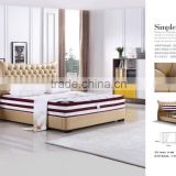Factory King size customized LV Nanometer leather bed (H-068)