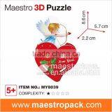 6PCS New Year Ornament 3d Puzzle Cupid thumbnail-2