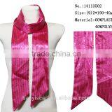 2016 new designer girl dress sequin rose neck scarf plastic tie straps