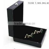 T1150 Fashion Jewlery Leather Cuff Box Wholesale Cufflink Box