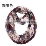 Top-selling Foreign Trade Attractive Splash-ink Printing Fashion Infinity Shawl Round Neck Scarf thumbnail-4
