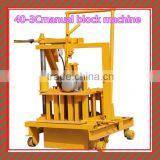QT40-3C Mini Mobile or Moving Egg Laying Hollow Used Small Brick Making Machine for Sale in India