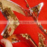 Red Knitting Wear Lady Paillette Sewes 100% Wool Christmas Sweater Pullover thumbnail-2