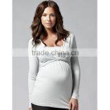 F10070A maternity casual blouse for pregnant women