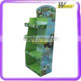 Corrugated Customized Tiered Fruit Basket Cardboard Display Stand for Exhibition New Product