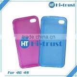 factory Wholesale Transparent Ultra thin TPU soft for iphone 4s case cover