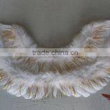 Wholesale Feather Angel Wings With Gold Lridescent For Party Supplies