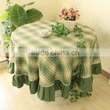 100% Polyester TC CVC WATER RESISTANT Table Cloth for Round Table thumbnail-6