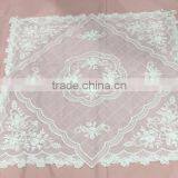 Embroidery Organza Beaded Table Cloth