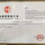 CERTIFICATE OF ENTERPRISE CREDIT GRADE