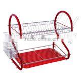 Household Goods 2 Tier Metal Wire Dish Drying Rack thumbnail-1