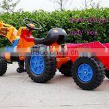 Hot Selling Plastic Pedal Children Car Trailer 415 thumbnail-5