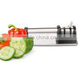 Homdox Stainless Steel Kitchen Home 2 Steps Handheld Cutting Sharpener AM003885 thumbnail-5