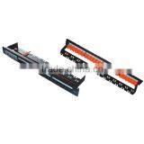 19 Inches Cat6 Cat6A UTP 24 Port Patch Panel With Shutter