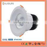 Diameter 90mm Cutting Size80mm 12w Cob Led Downlight With CE ROHS UL
