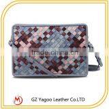 Latest Handicraft Acrylic Leather Clutch Bag thumbnail-2