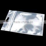 PET / PE Laminated Zipper Header Bags With Euro Slot