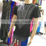 Wholesale Dashiki Supplier Mens Tall Tee Extra Long Side Zip t Shirt thumbnail-5