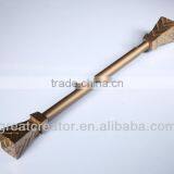 Home Decor Window Curtain Rods With Pewter Monument Resin Finials thumbnail-5