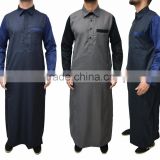 thobe - Dubai Muslim Fabric Daffah Jubba Saudi Thobe/Saudi Arabia style men's