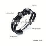Fashion Bracelets 2016 Men Bracelet Making Supplies Leather Bracelet thumbnail-6