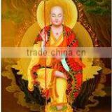 buddha oil painting on Glossy Pure Cotton inkjet printing Canvas