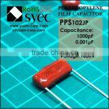 1000pF 1000VDC PPN 102J 1000VDC Polypropylene Film Capacitor thumbnail-4
