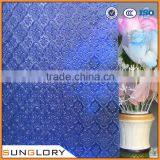 4mm 5mm 5.5mm 6mm Blue Floral Patterned Glass thumbnail-1