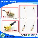 Free Sample Antenna Cable Bulkhead N female to SMA male Connector RF Cable Assembly