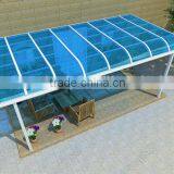 Aluminum Simple Awning Terrace Awning With Polycarbonate Roof for Carport
