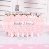 Baby Shower Pink Polka Dot Party Paper Tableware thumbnail-3