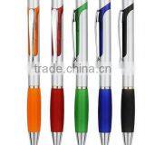 Hot Sale Rubber Grip Plastic Ball Pen for Promotion thumbnail-1