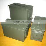 New 50 Caliber Steel Ammo Can M2A1 Waterproof Storage Box Made for US Military thumbnail-1