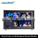Lilliput 28 Inch LED HDMI 2.0 Support 4K 60Hz Monitor 3G-SDI Input and Out