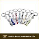 New Design Popular High Quality PU Material Fashion Personalized Car Keychain