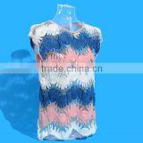 2015 New Hand Crochet Colorful Women Short Sleeve Pullover for Lady Hollow Out O-neck