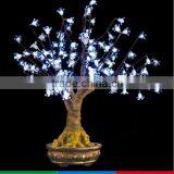 LED Artificial Bonsai Cherry Blossom Tree Light,lighted Led Bonsai Tree