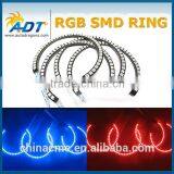 E46 131mm RGB Color Halo Rings Led Angel Eyes thumbnail-1